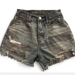 american eagle mom jean shorts